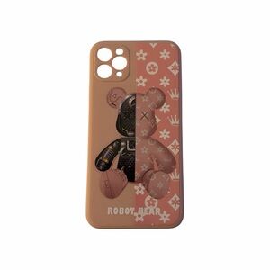Robot Bear Pink Phone Case iPhone 13 Pro Max